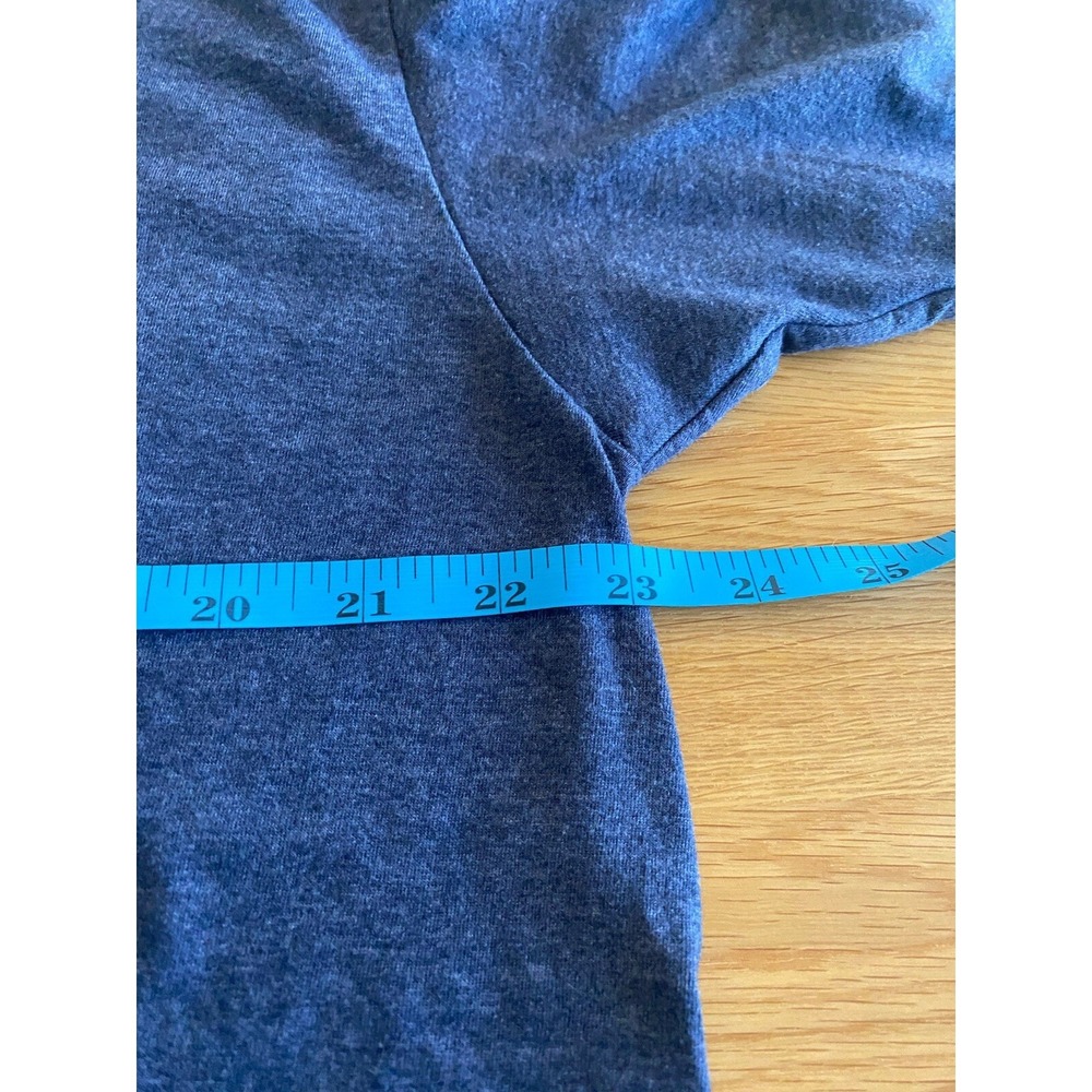 Mens Pregnancy T-Shirt SZ XL Leveling Up To Dad Graphic Announcement Gift Gray - Picture 3 of 6